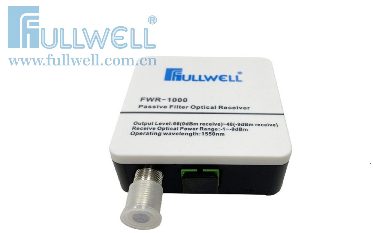 Recepción óptica pasiva con filtro de 1550 nm