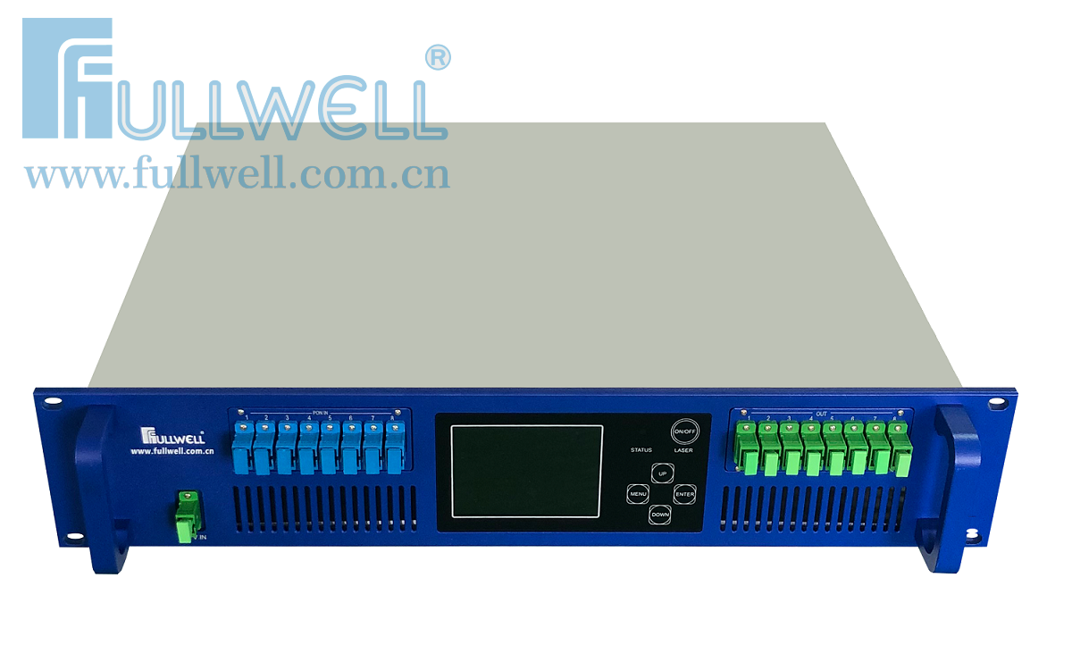 8 puertos PON y CATV WDM EDFA