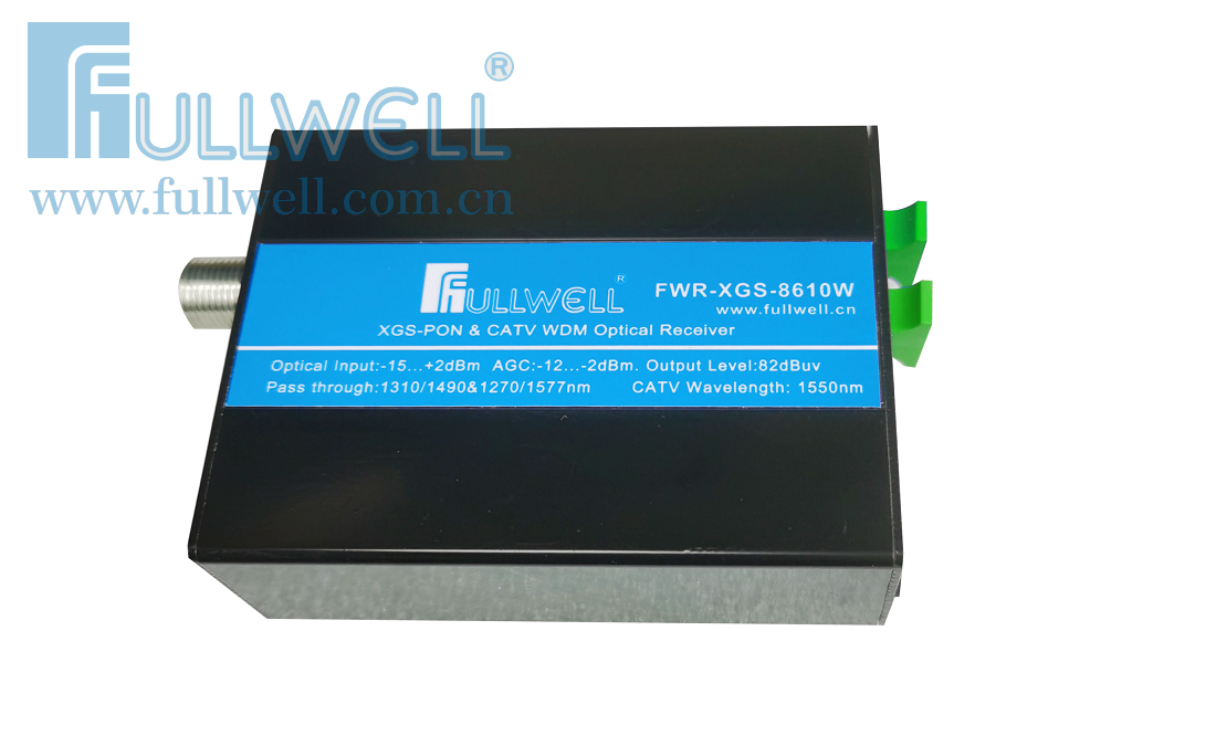 Receptor óptico XGS-GPON y CATV